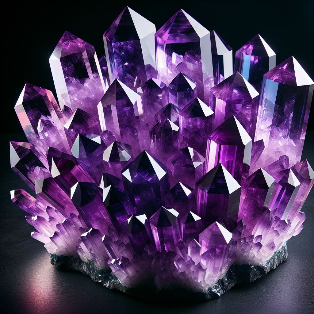 Amethyst: A Powerful Gem For High Consciousness Beings amethyst points cluster