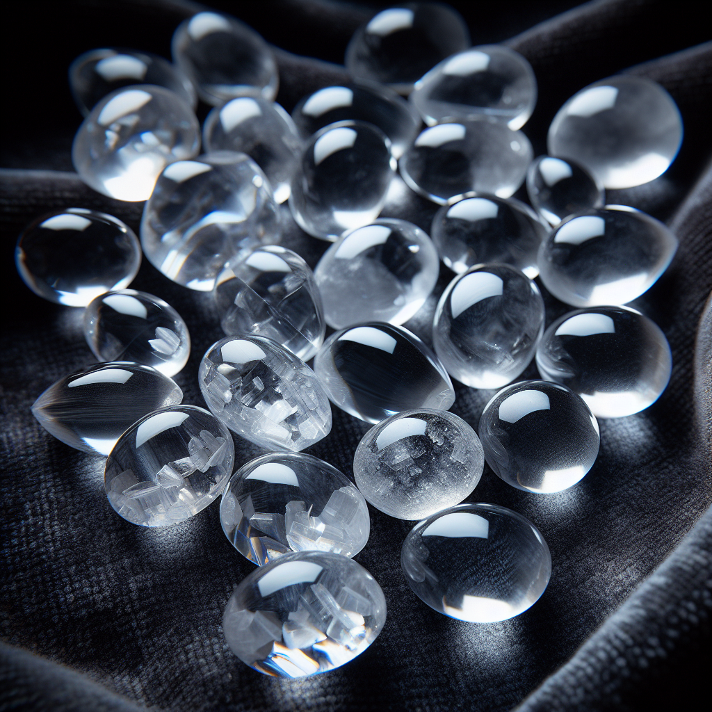 clear quartz tumbles
